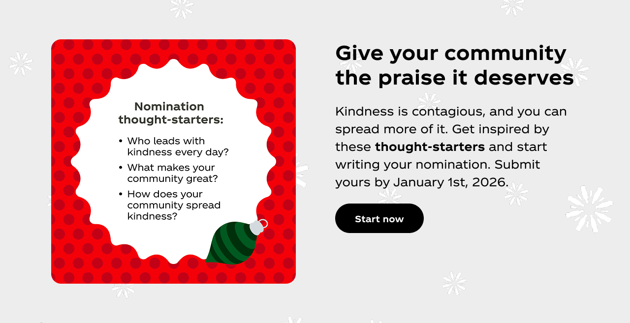 Give your community the praise it deserves